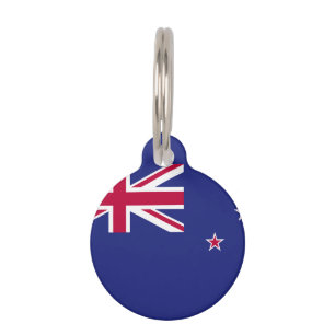 New Zealand Flag Pet Tag
