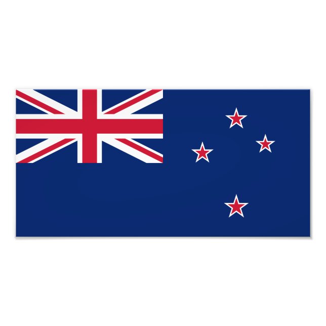 New Zealand Flag Photo Print (Front)