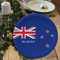 New Zealand flag plates, party, birthday /sports