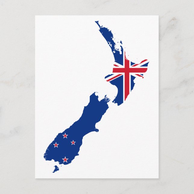 New Zealand Flag Postcard (Front)