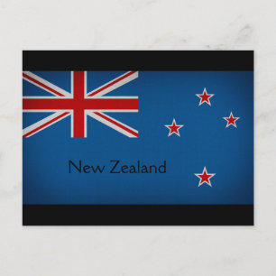  New Zealand Flag Postcard