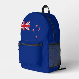 New Zealand flag Printed Backpack