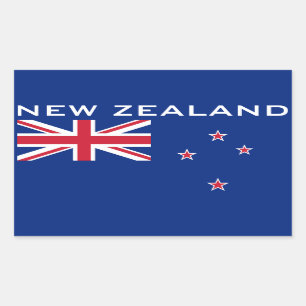 New Zealand flag Rectangular Sticker