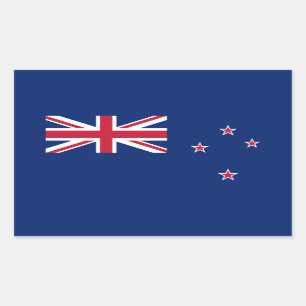 New Zealand Flag Rectangular Sticker