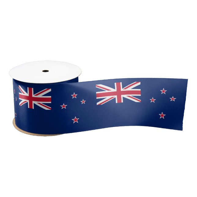 New Zealand Flag Satin Ribbon (Spool)