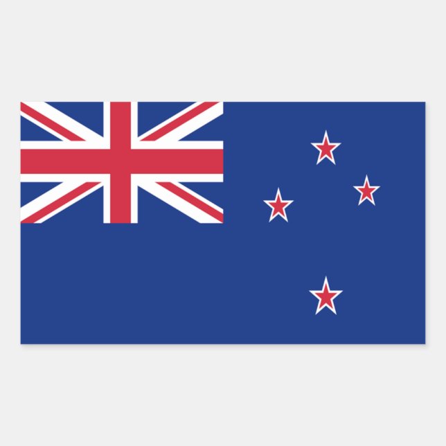 New Zealand Flag Sticker (Front)