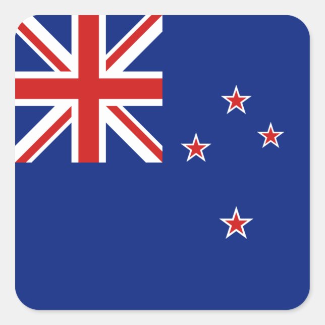 New Zealand Flag Sticker (Front)
