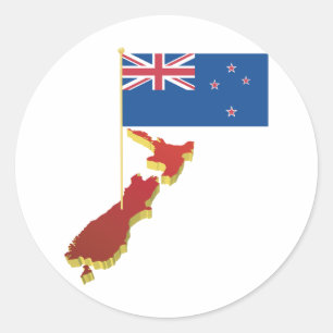 New Zealand Flag Stickers