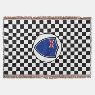 New Zealand flag throw blanket