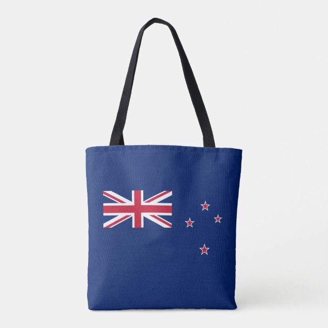 New Zealand Flag Tote Bag (Back)