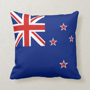 New Zealand Flag x Flag Pillow