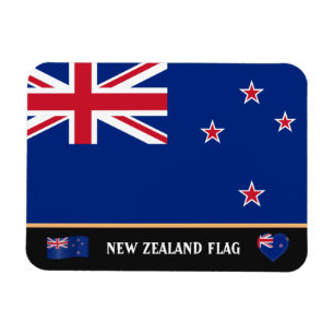 New Zealand Flag & Zealand travel, holiday /Sports Magnet