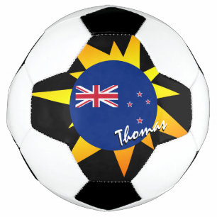 New Zealand Football & New Zealand Flag / BANG