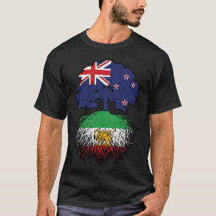 New Zealand Grown Iranian Roots Lion and Sun T-Shirt