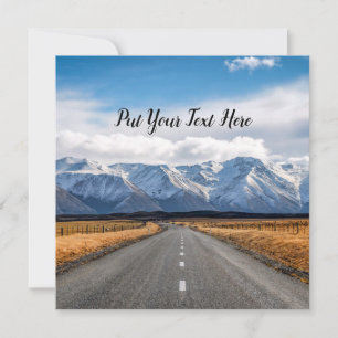 New Zealand highway   Long Straight Road   Travel Invitation