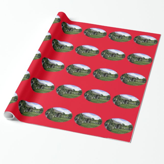 New Zealand Hobbit Wrapping Paper (Unrolled)