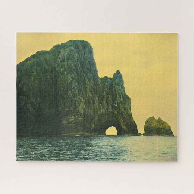 New Zealand Hole in the Rock Jigsaw Puzzle (Horizontal)