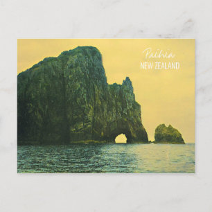 New Zealand Hole in the Rock Postcard