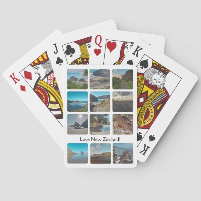 New Zealand Instagram Gallery Playing Cards (Back)