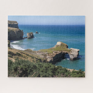 New Zealand Jigsaw Puzzle - Tunnel Beach Dunedin