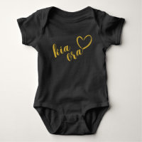 NEW ZEALAND KIA ORA MAORI GOLD SCRIPT NAME NZ