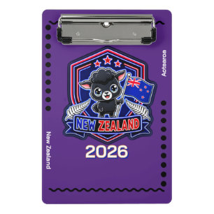 New Zealand Kids Mini Clipboard