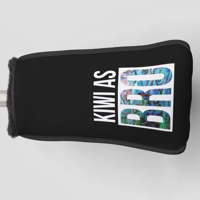 NEW ZEALAND KIWI AS BRO GOLF HEAD COVER (Front)
