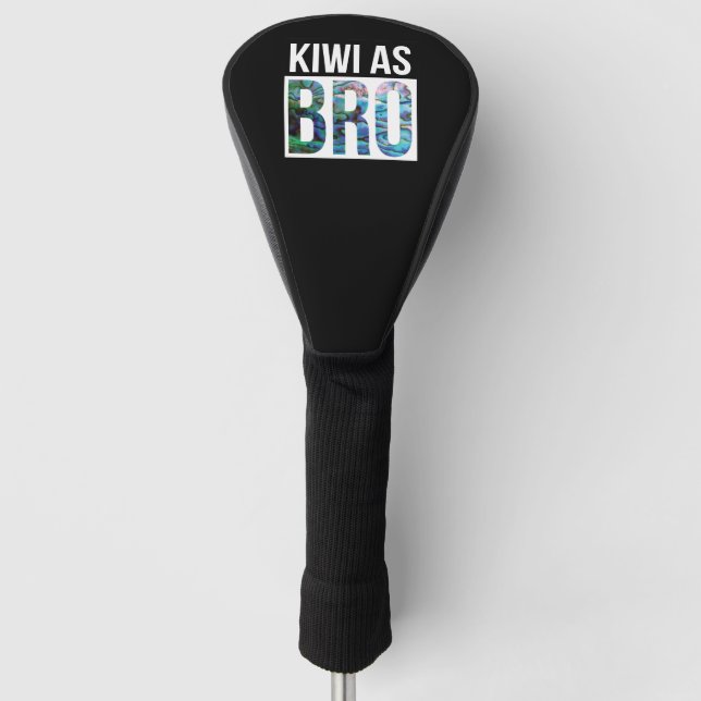 NEW ZEALAND KIWI AS BRO GOLF HEAD COVER (Front)