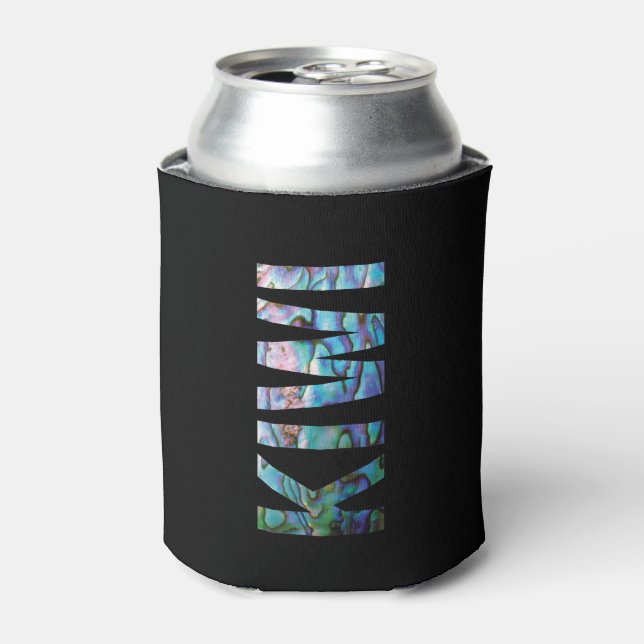 NEW ZEALAND KIWI AS BRO PAUA CAN COOLER (Can Front)