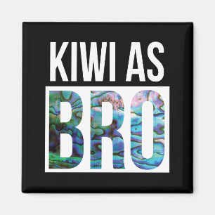 NEW ZEALAND KIWI AS BRO PAUA MAGNET