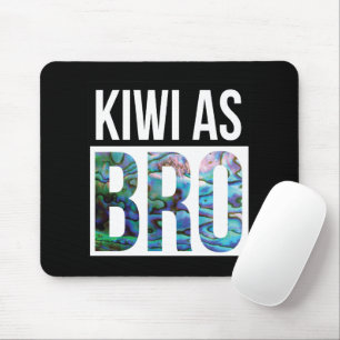 NEW ZEALAND KIWI AS BRO SIMPLE PAUA MOUSE MAT