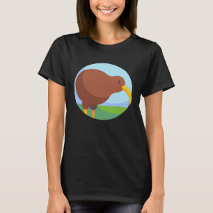 New Zealand Kiwi Bird Animal Wildlife  6 T-Shirt