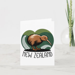 New Zealand Kiwi Bird  Card