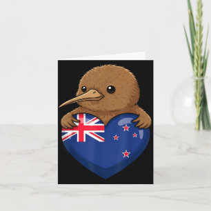 New Zealand Kiwi Bird Card