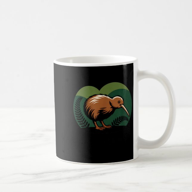 New Zealand Kiwi Bird  Coffee Mug (Right)