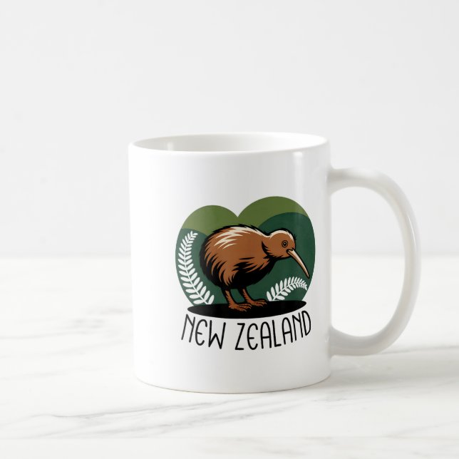 New Zealand Kiwi Bird  Coffee Mug (Right)