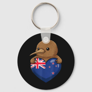 New Zealand Kiwi Bird Key Ring