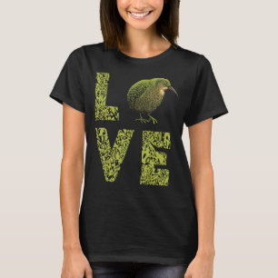 New Zealand Kiwi Bird Love Flightless Bird Nationa T-Shirt