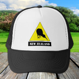 New Zealand & Kiwi Bird trendy fashion /Aotearoa Trucker Hat