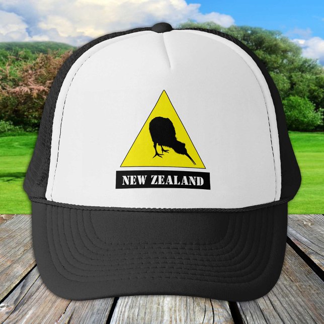 New Zealand & Kiwi Bird trendy fashion /Aotearoa Trucker Hat (Creator Uploaded)