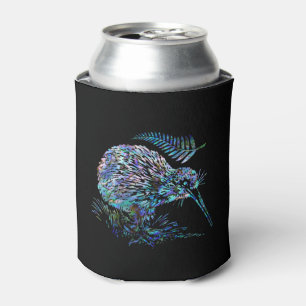 NEW ZEALAND KIWI FERN PAUA CAN COOLER