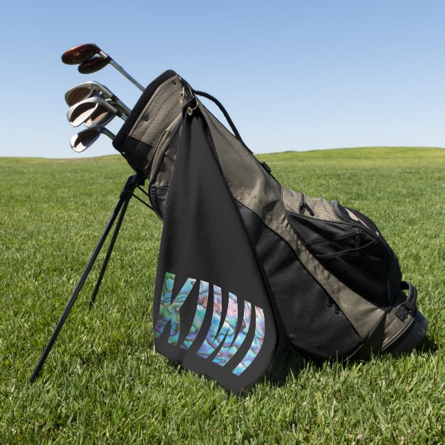 NEW ZEALAND KIWI GOLF TOWEL (Green)