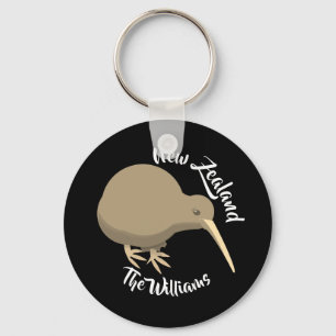 New Zealand Kiwi Key Ring
