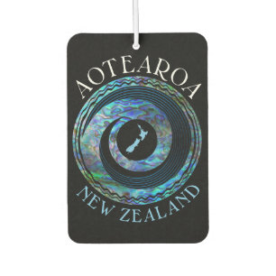 NEW ZEALAND KIWI KORU PAUA CAR AIR FRESHENER