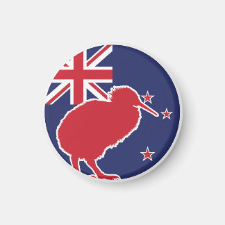 New Zealand Kiwi New Zealander National Animal Fla Magnet