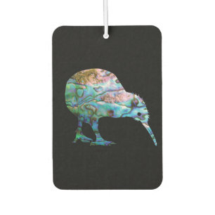 NEW ZEALAND KIWI PAUA CAR AIR FRESHENER