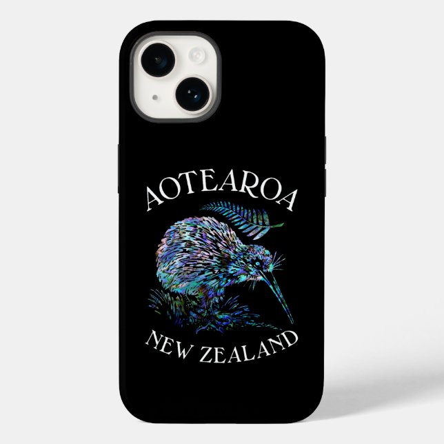 NEW ZEALAND KIWI PAUA Case-Mate iPhone CASE (Back)