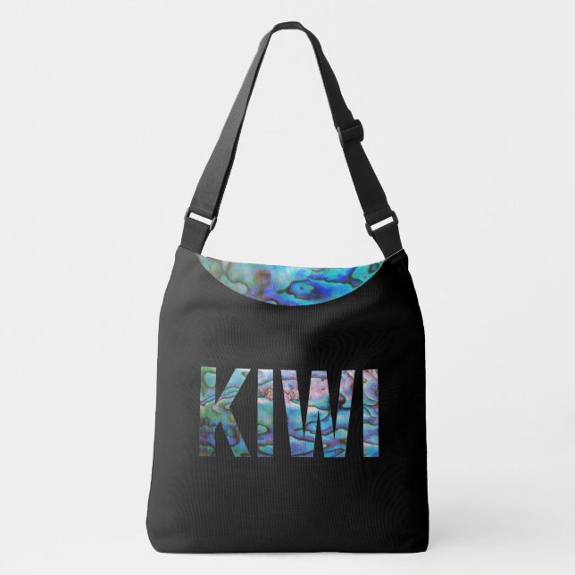 NEW ZEALAND KIWI PAUA CROSSBODY BAG (Front)