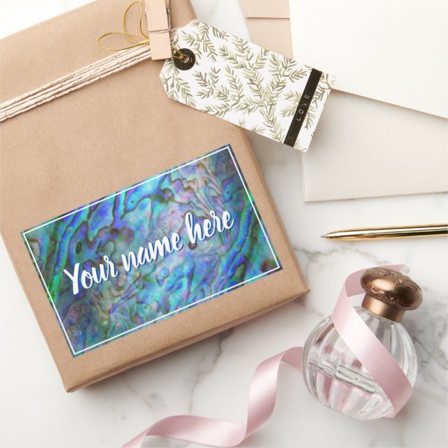 NEW ZEALAND KIWI PAUA CUSTOMIZABLE STICKER (Gifting)