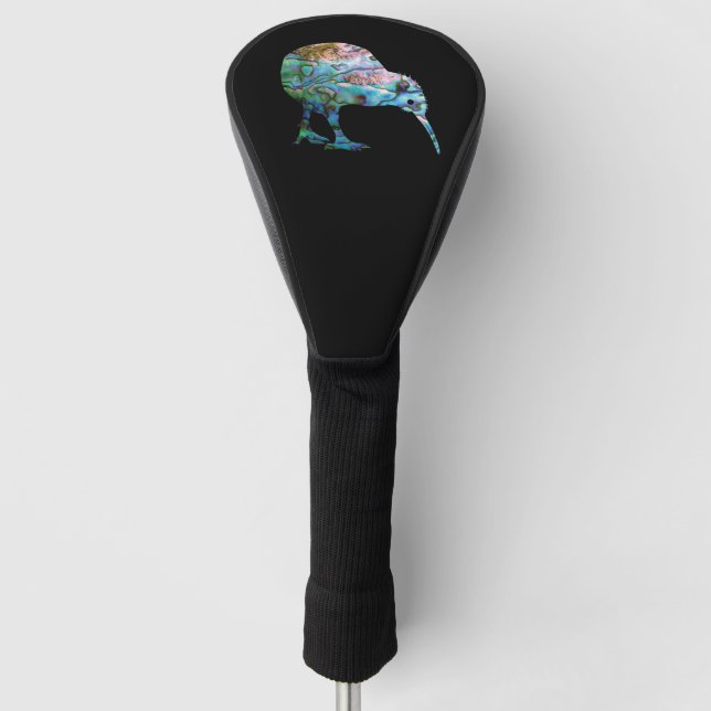 NEW ZEALAND KIWI PAUA GOLF HEAD COVER (Front)